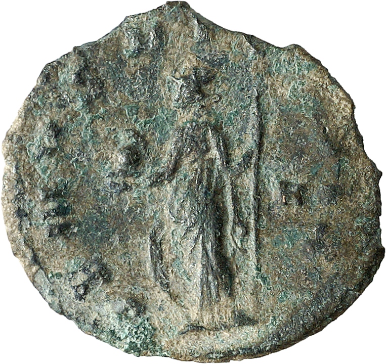 RIC V Salonina (2) 31 Gallienus reverse, Venus, draped, standing left with or without shield, holding helmet or apple in r...