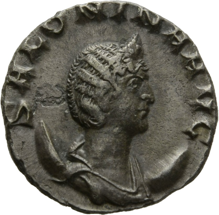 RIC V Salonina (2) 61 Gallienus obverse, Bust of Salonina, diademed, draped, right, on crescent