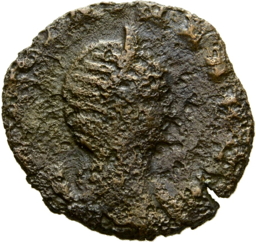 RIC V Salonina (2) 86 Gallienus obverse, Bust of Salonina, diademed, draped, right, on crescent