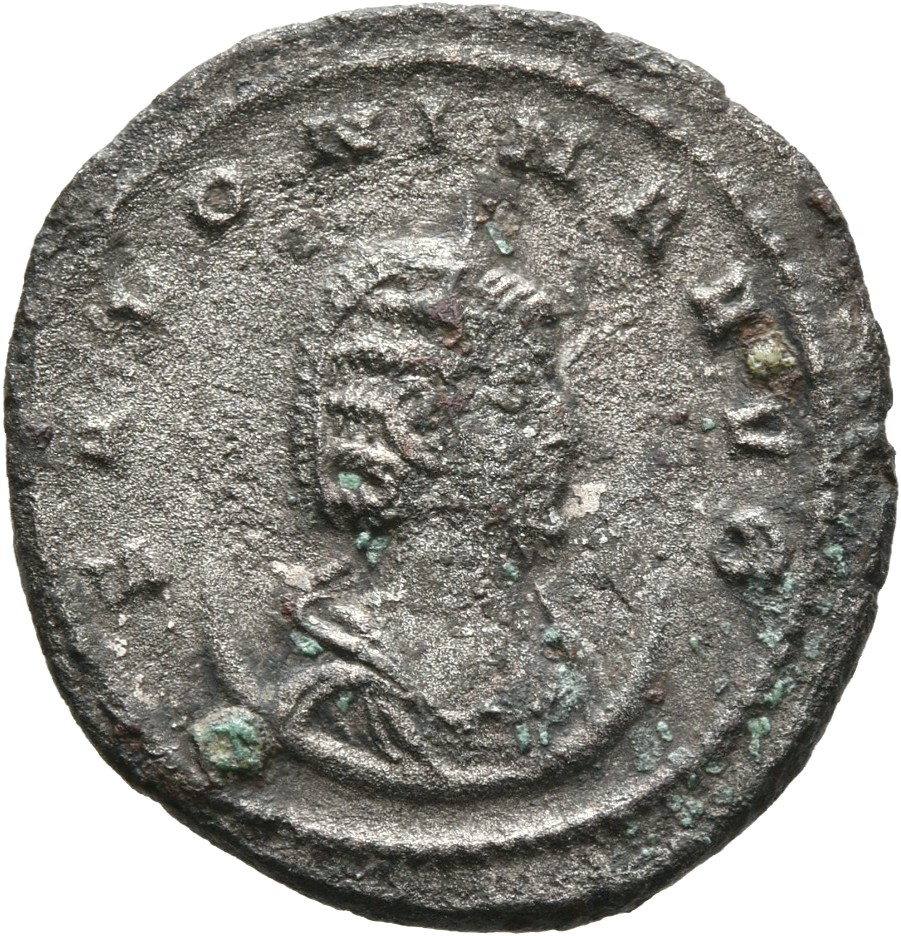 RIC V Salonina (2) 92 Gallienus obverse, Bust of Salonina, diademed, draped, right, on crescent