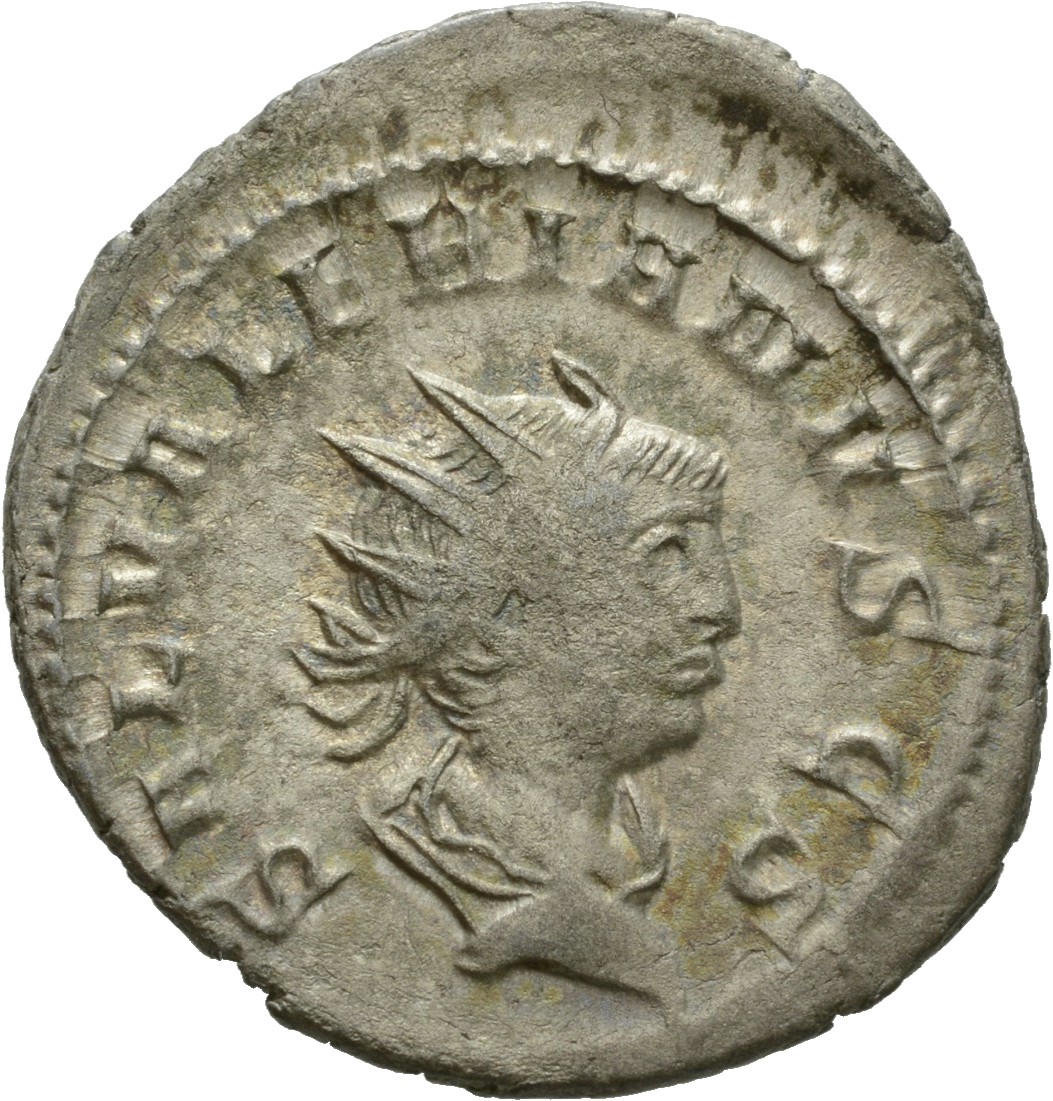 RIC V Saloninus 10 Valerian obverse, Bust of Saloninus, radiate, draped, right