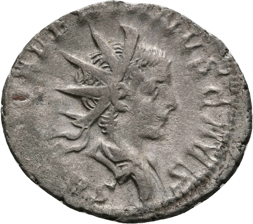 RIC V Saloninus 13 Valerian obverse, Bust of Saloninus, radiate, draped, right