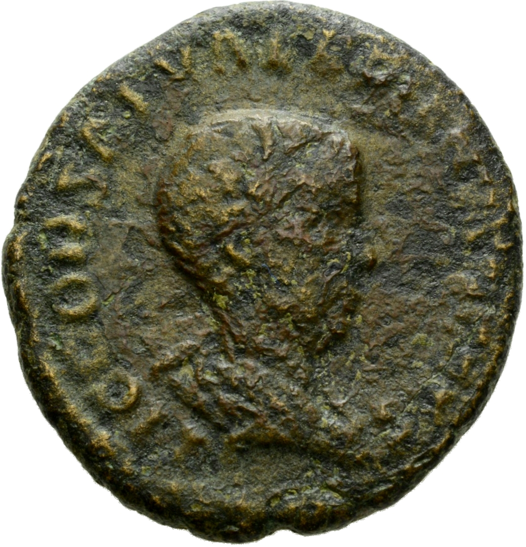 RIC V Saloninus 34 Valerian obverse, Bust of Saloninus, head bare, draped, right