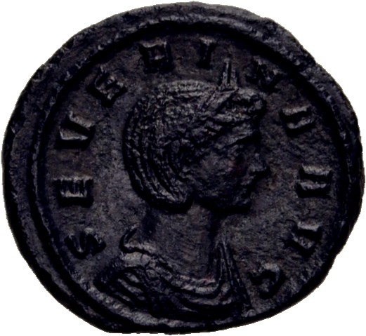 RIC V Severina 6 Aurelian obverse, Bust of Severina, diademed, draped, right