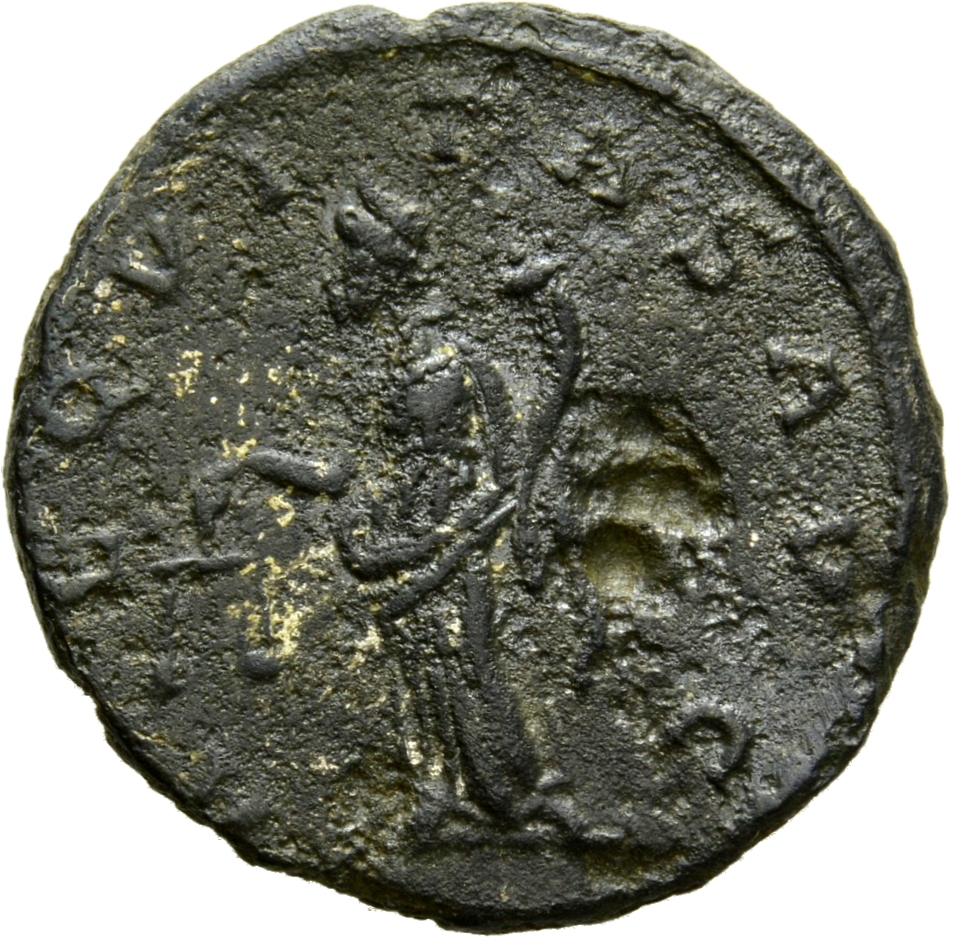 RIC V Tacitus 14 Tacitus reverse, Aequitas, draped, standing left, holding scales in right hand and cornucopiae in left hand