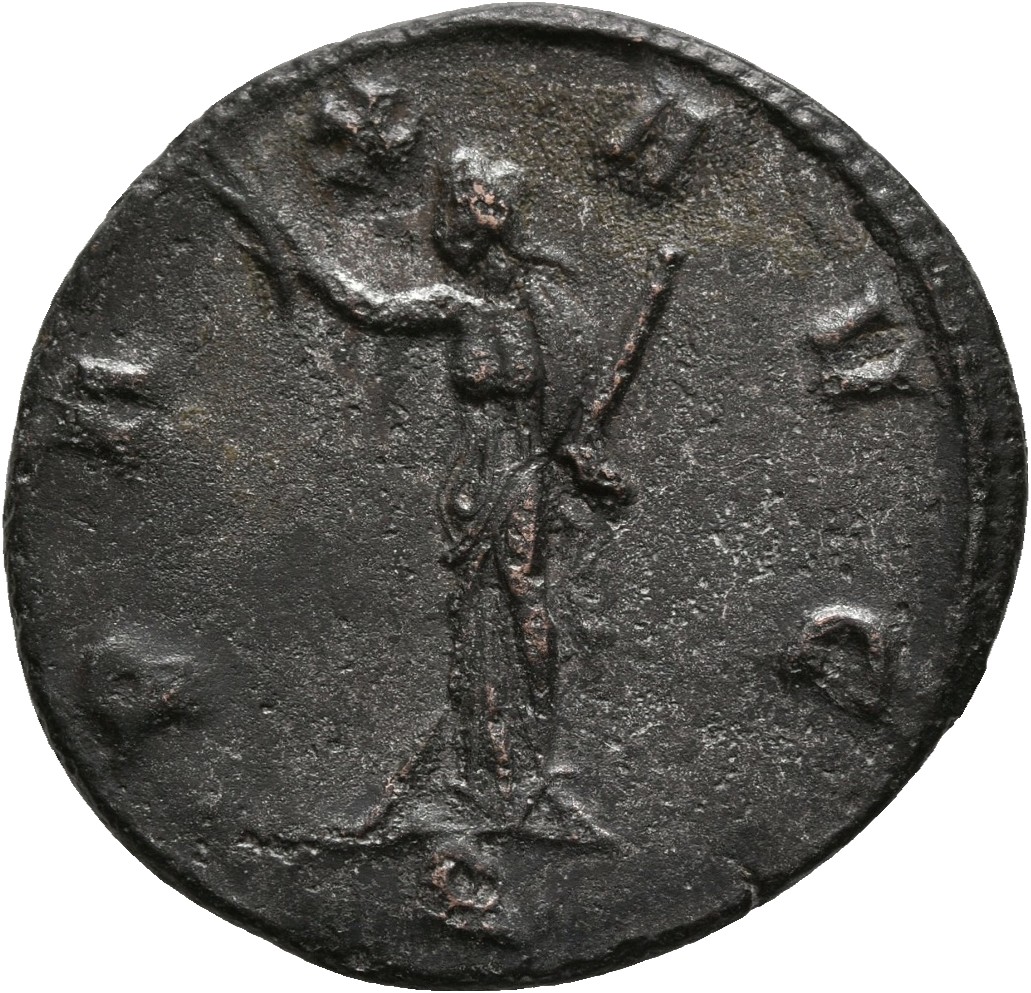 RIC V Tacitus 148 Tacitus reverse, Pax, draped, walking left, holding olive-branch in right hand and sceptre in left hand