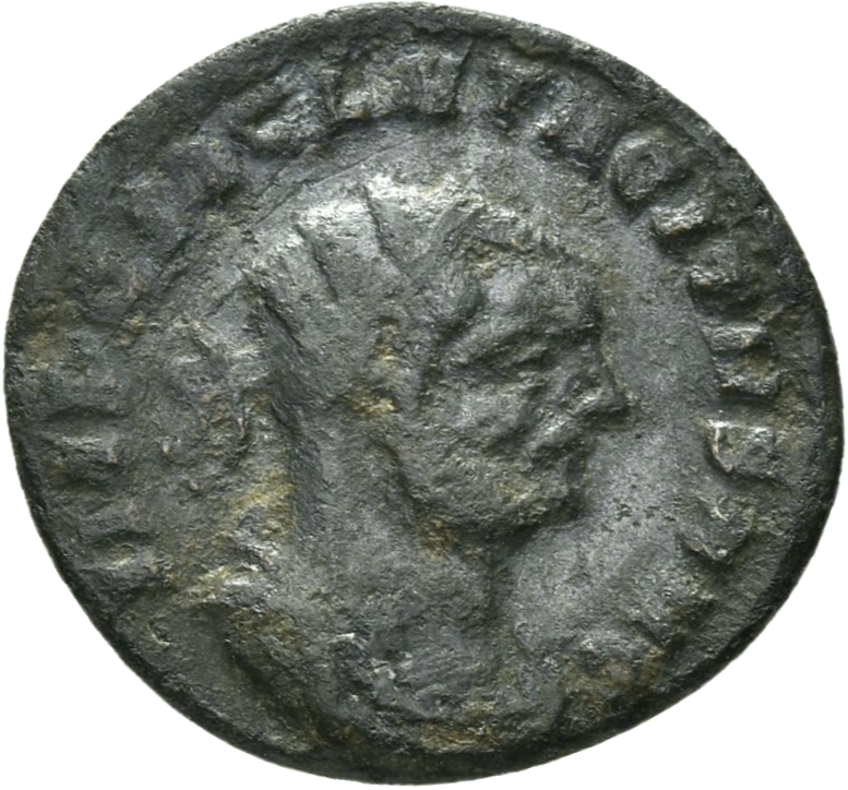 RIC V Tacitus 181 Tacitus obverse, Bust of Tacitus, radiate, draped, cuirassed, right
