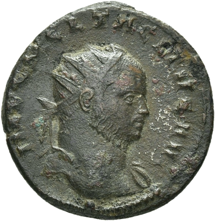 RIC V Tacitus 82 Tacitus obverse, Bust of Tacitus, radiate, draped, right or bust of Tacitus, radiate, draped, cuirassed, ...