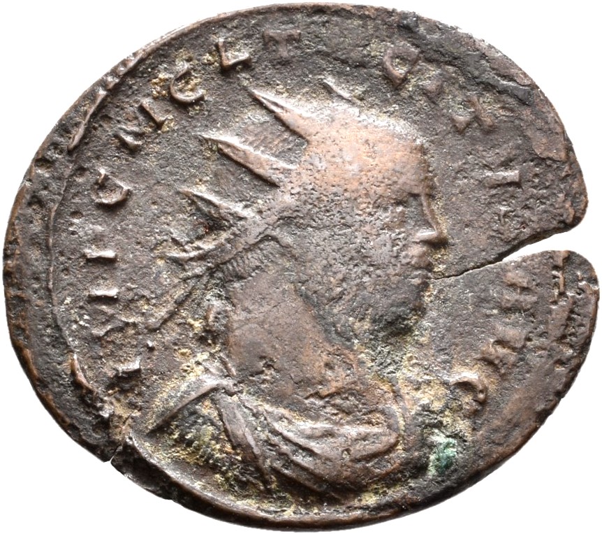 RIC V Tacitus 82 Tacitus obverse — Bust of Tacitus, radiate, draped, right or bust of Tacitus, radiate, draped, cuirassed,...