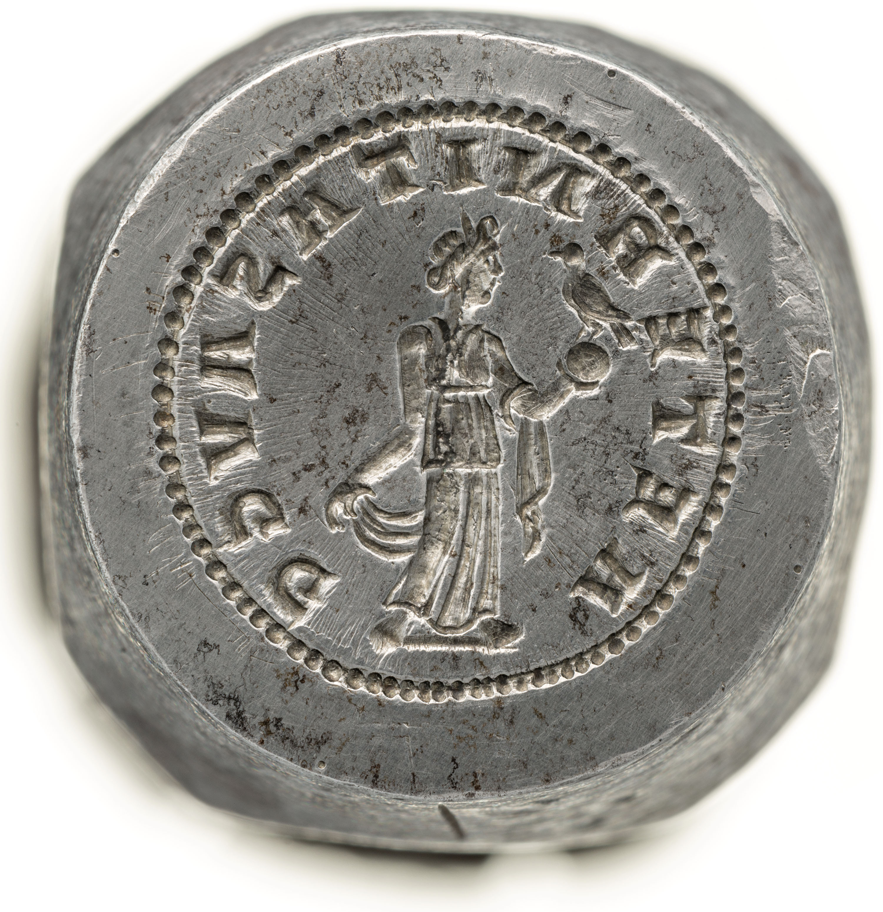 RIC V Tetricus I 206 Tetricus I obverse — Jugate bust of Tetricus I, laureate, cuirassed, right, and bust of Tetricus II, ...