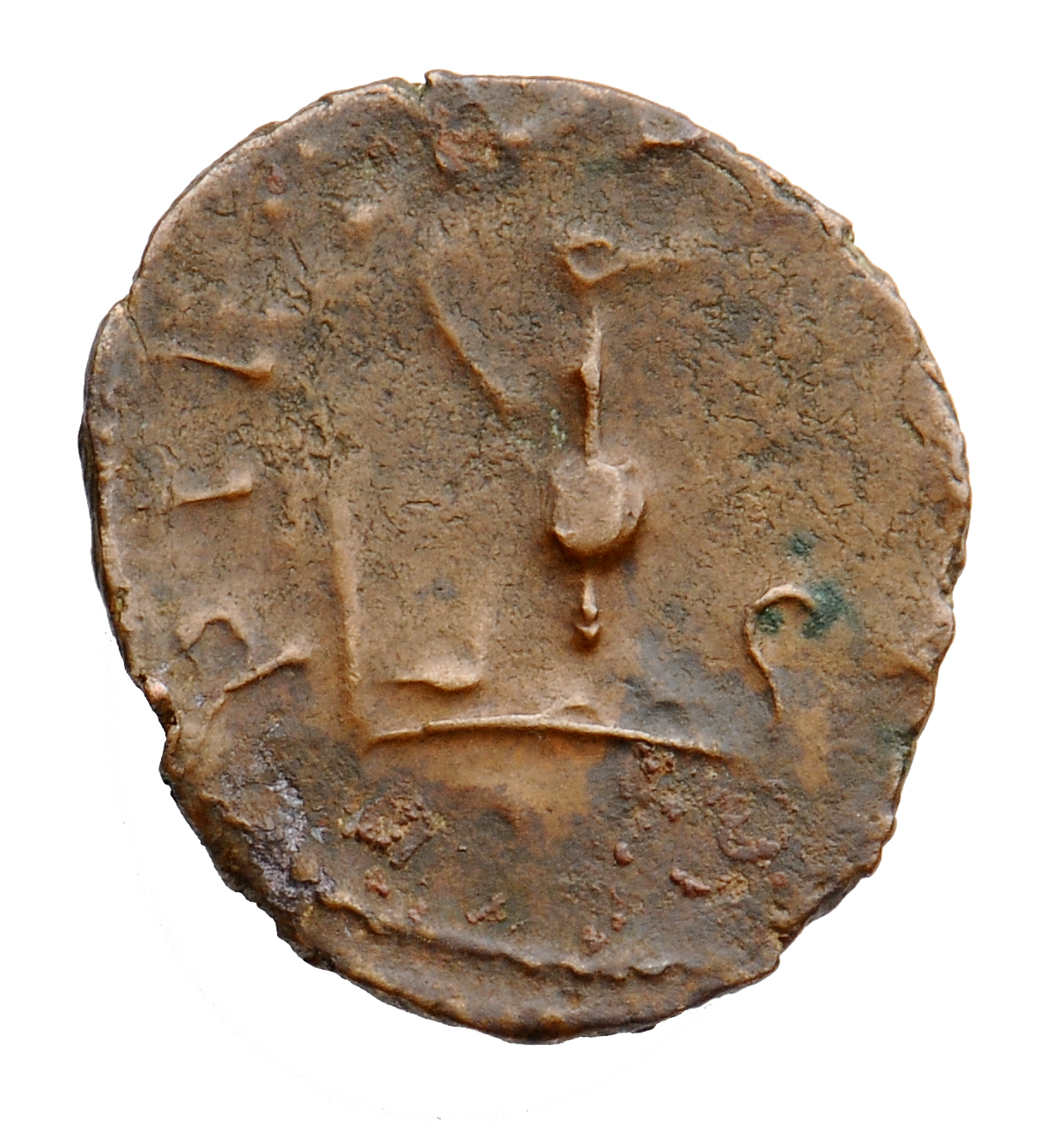 RIC V Tetricus I 255 Tetricus I reverse, Pontifical implements