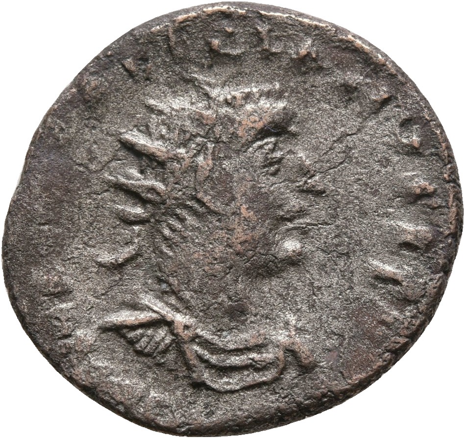 RIC V Valerian 113 Valerian obverse, Bust of Valerian, radiate, draped, right