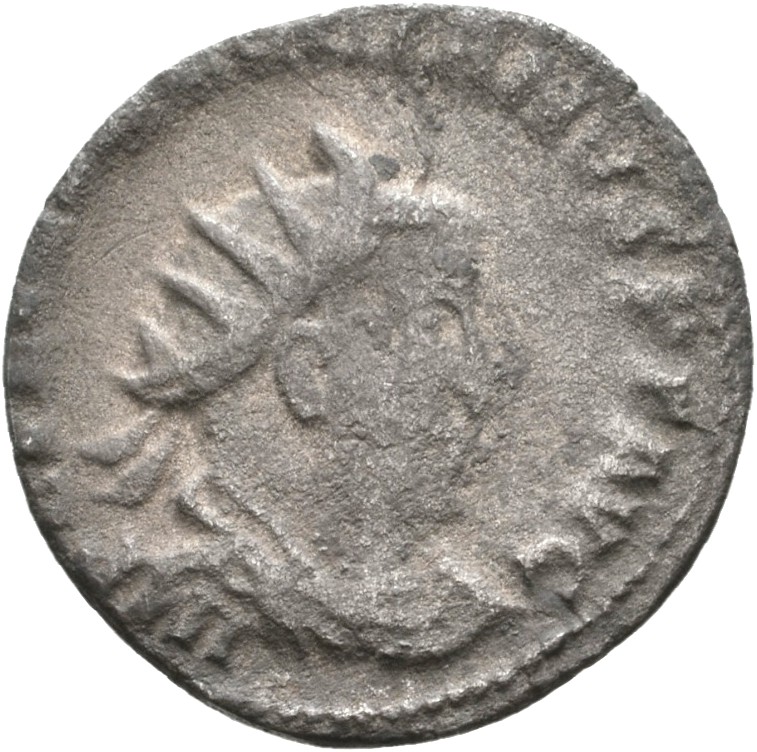 RIC V Valerian 128 Valerian obverse, Bust of Valerian, radiate, draped, right