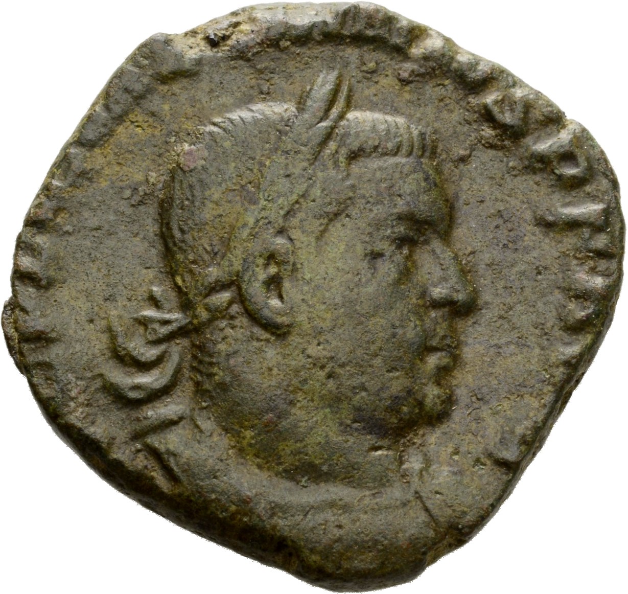 RIC V Valerian 171 Valerian obverse, Bust of Valerian, laureate, cuirassed, right