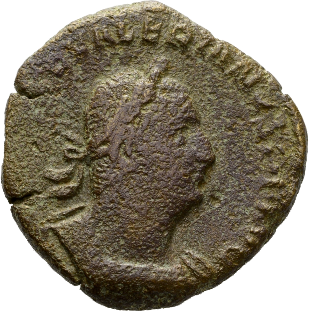 RIC V Valerian 183 Valerian obverse, Bust of Valerian, laureate, cuirassed, right