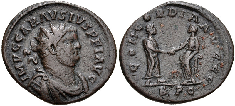 RIC V Valerian 204 Valerian obverse, Bust of Valerian, laureate, draped, right