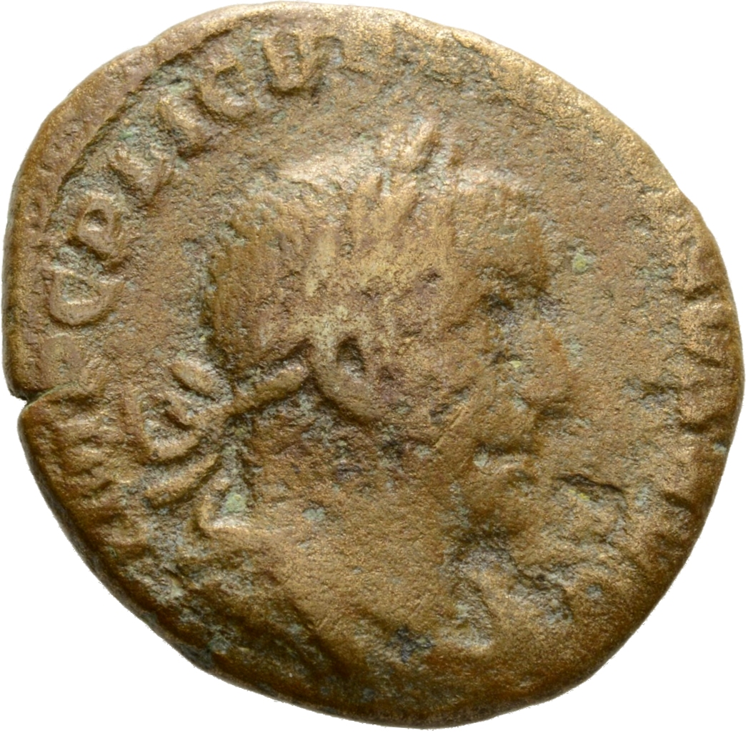 RIC V Valerian 206 Valerian obverse, Bust of Valerian, laureate, draped, right