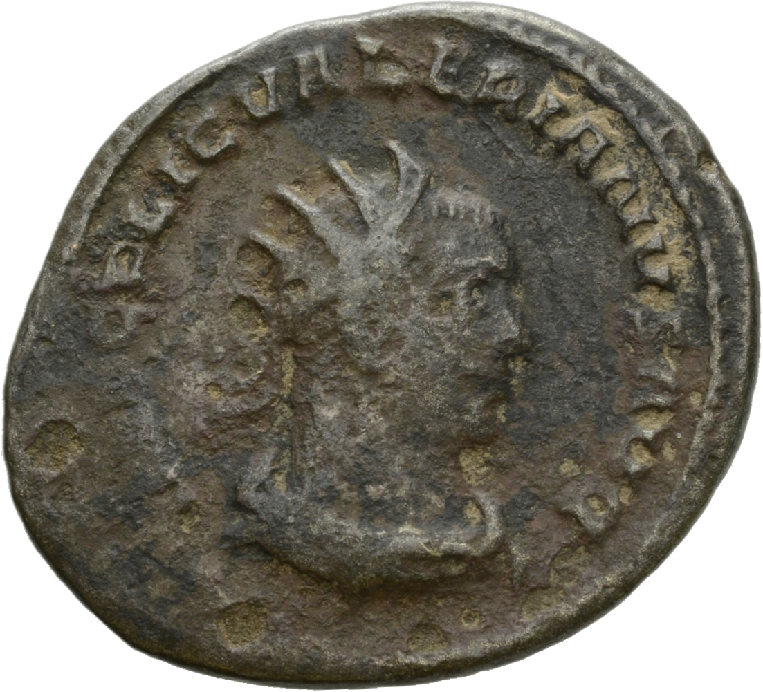 RIC V Valerian 294 Valerian obverse, Bust of Valerian, radiate, draped, right