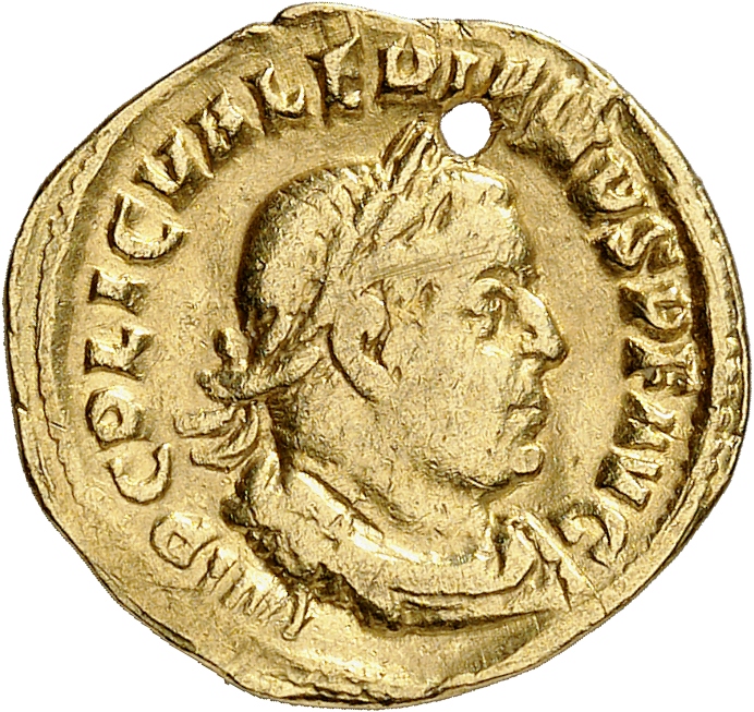 RIC V Valerian 46d Valerian obverse, Bust of Valerian, laureate, draped, cuirassed, right