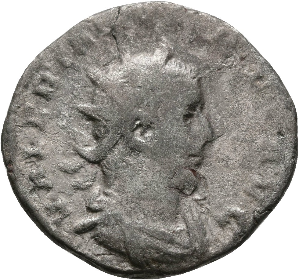 RIC V Valerian 5 Valerian obverse, Bust of Valerian, radiate, draped, right
