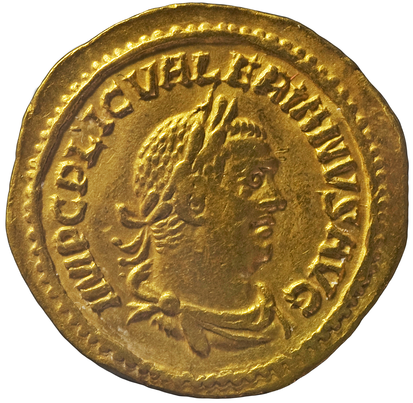 RIC V Valerian 51d Valerian obverse, Bust of Valerian, laureate, draped, cuirassed, right