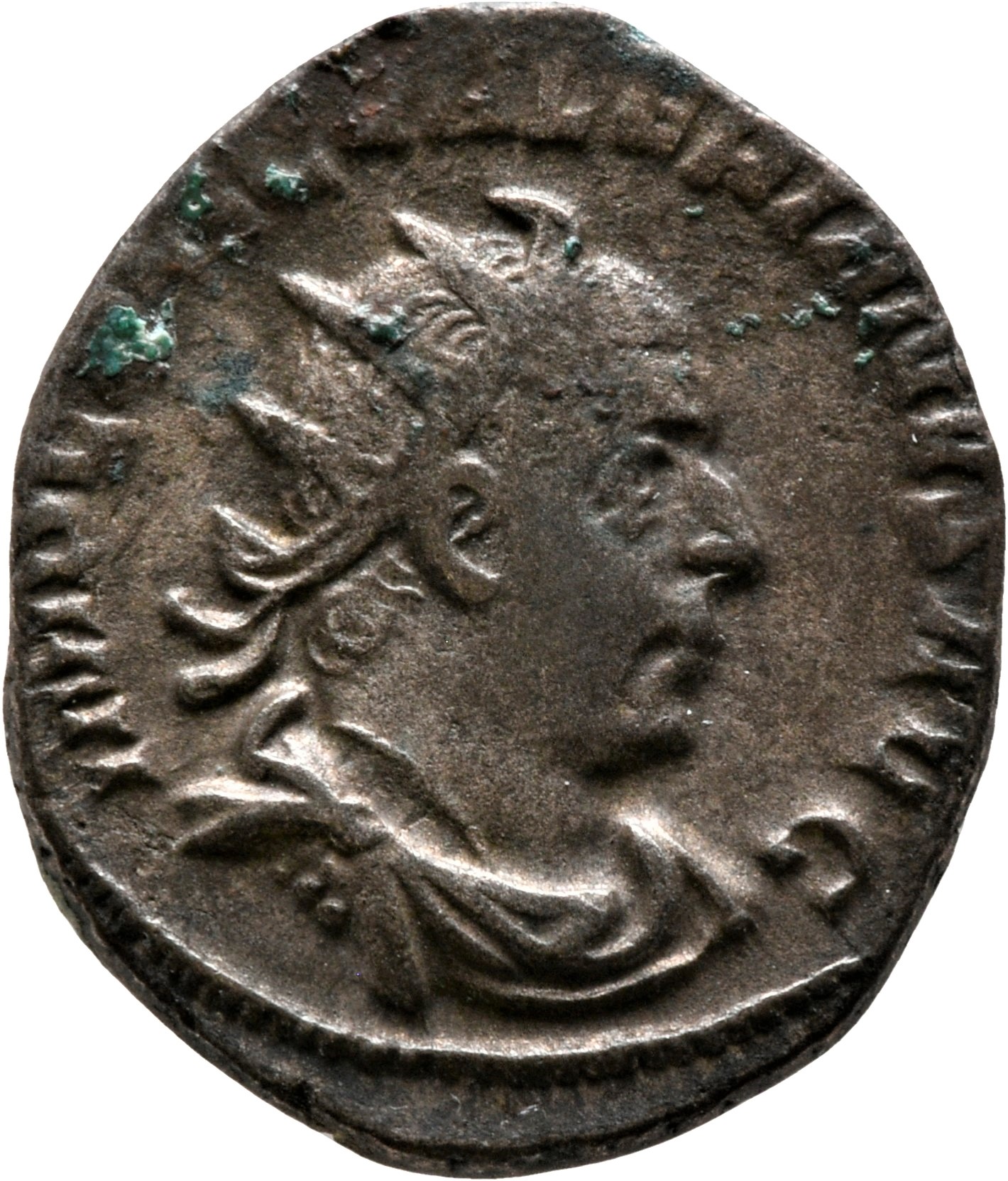 RIC V Valerian 86 Valerian obverse, Bust of Valerian, radiate, draped, right