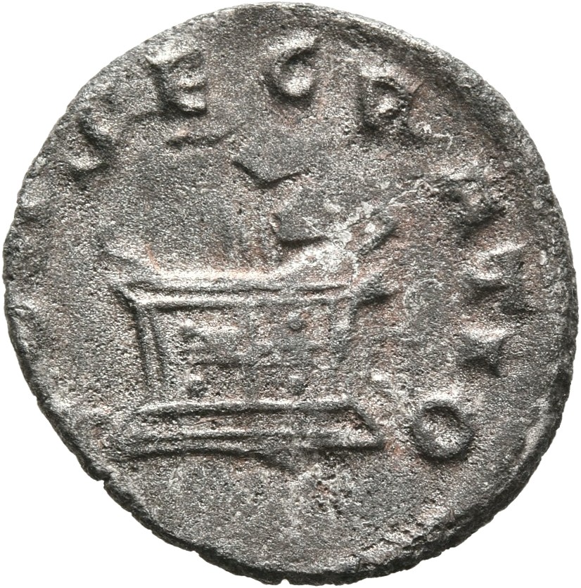 RIC V Valerian II 24a Valerian reverse, Altar