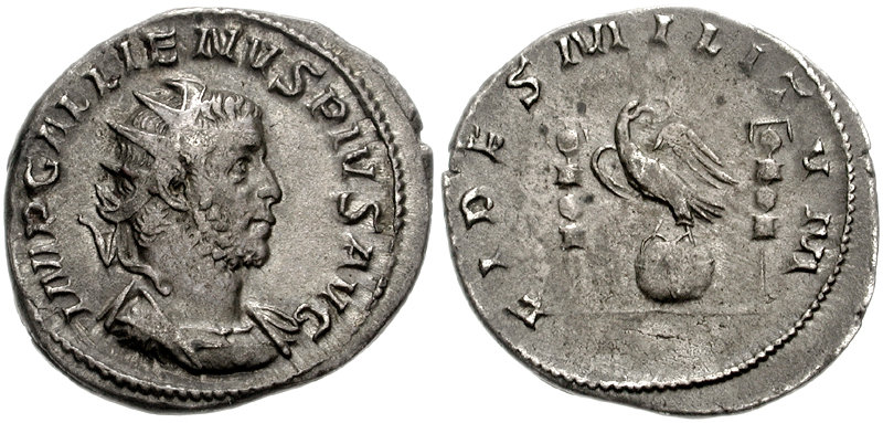 RIC V Victorinus 11 Victorinus obverse, Bare bust of Victorinus, laureate, right