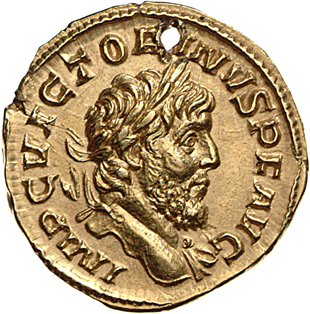 RIC V Victorinus 23 Victorinus obverse, Bare bust of Victorinus, laureate, right