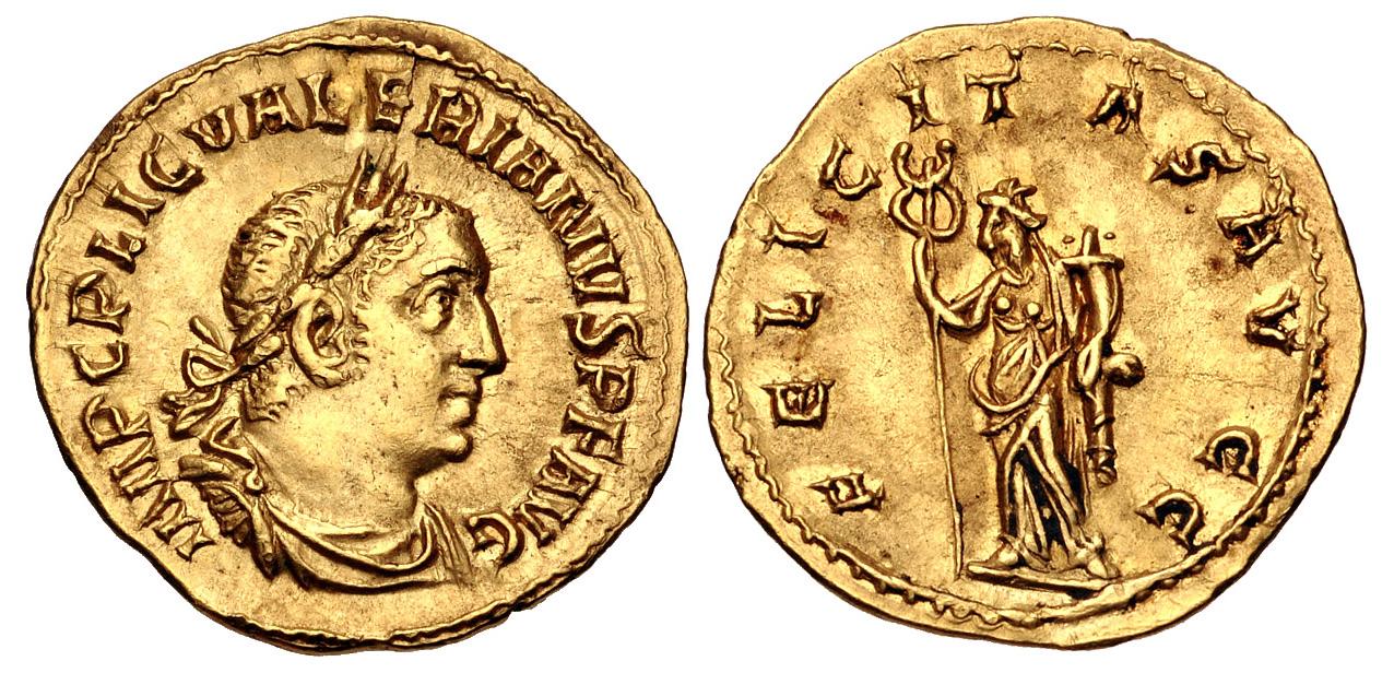 RIC V Victorinus 34 Victorinus obverse, Bust of Victorinus, helmeted, cuirassed, right, holding shield in right hand and s...