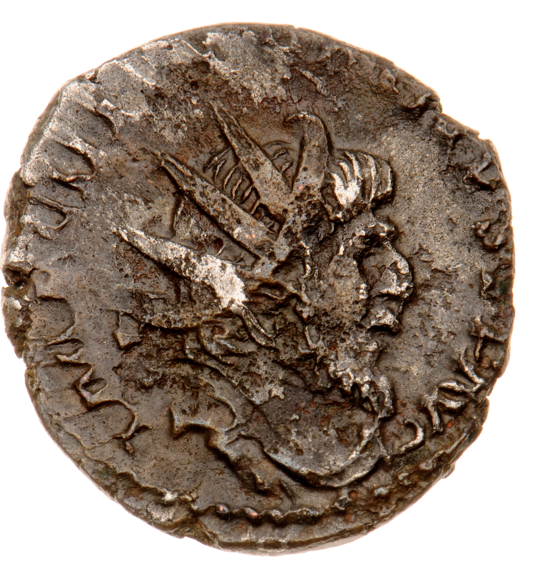 RIC V Victorinus 50 Victorinus obverse, Bust of Victorinus, radiate, draped, right, or bust of Victorinus, radiate, draped...