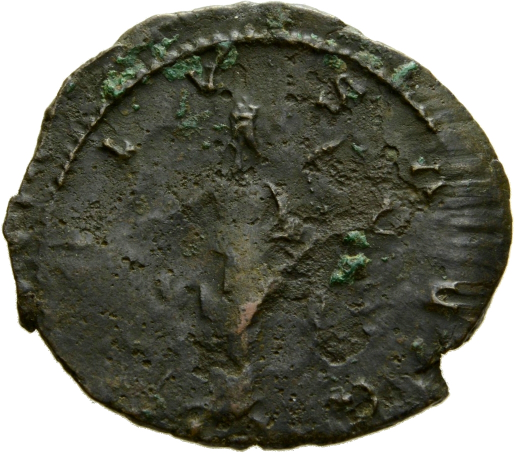 RIC V Victorinus 67 Victorinus reverse, Salus, draped, standing right, feeding snake held in arms