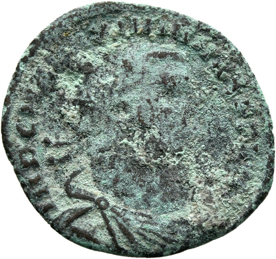 RIC VI Alexandria 46b Diocletian obverse — Bust of Maximian, radiate, draped, cuirassed, right