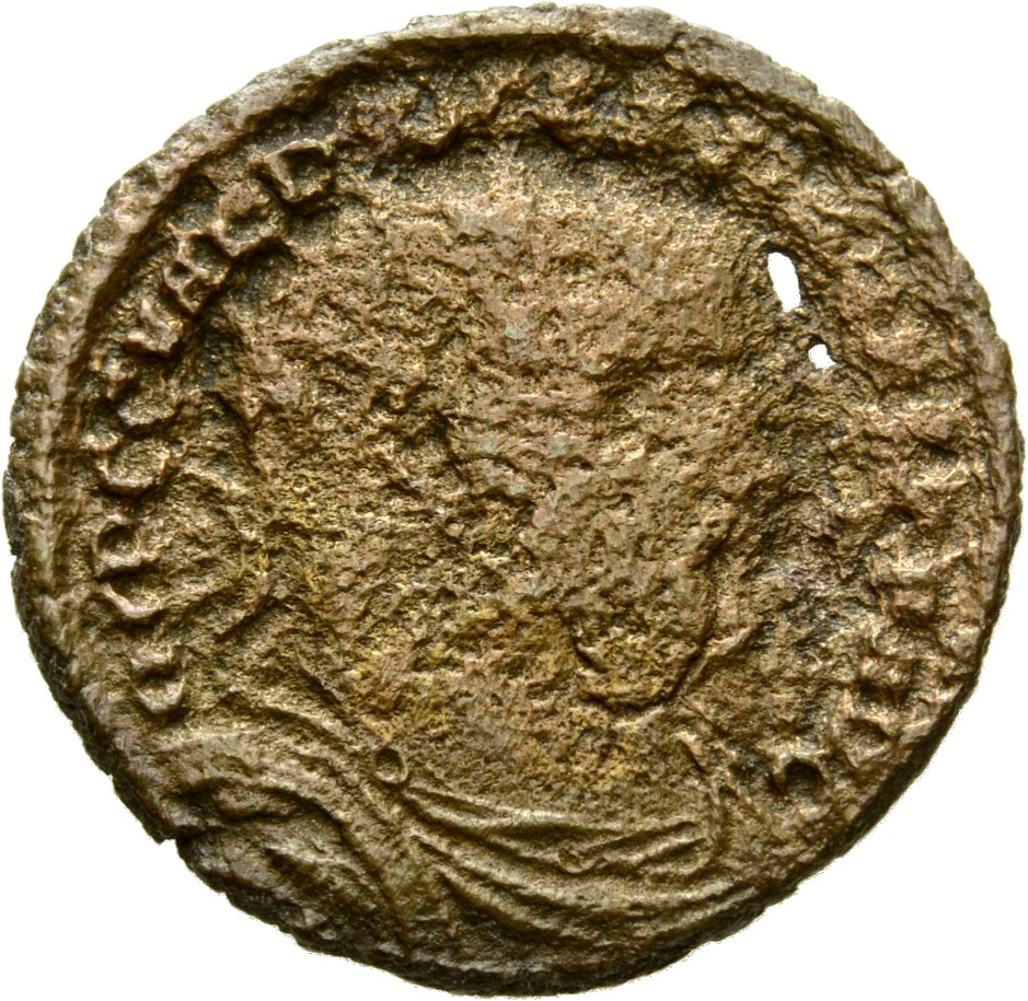 RIC VI Alexandria 47 Diocletian obverse, Bust of Diocletian, radiate, draped, cuirassed, right