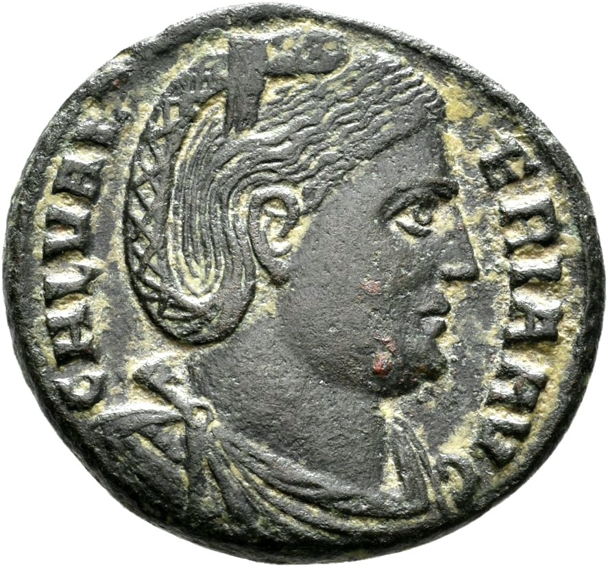 RIC VI Alexandria 81 Maximinus Daia obverse, Bust of Galeria Valeria, diademed, draped, right