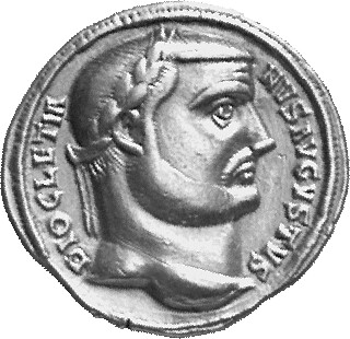 RIC VI Antioch 20 Diocletian obverse, Head of Diocletian, laureate, right