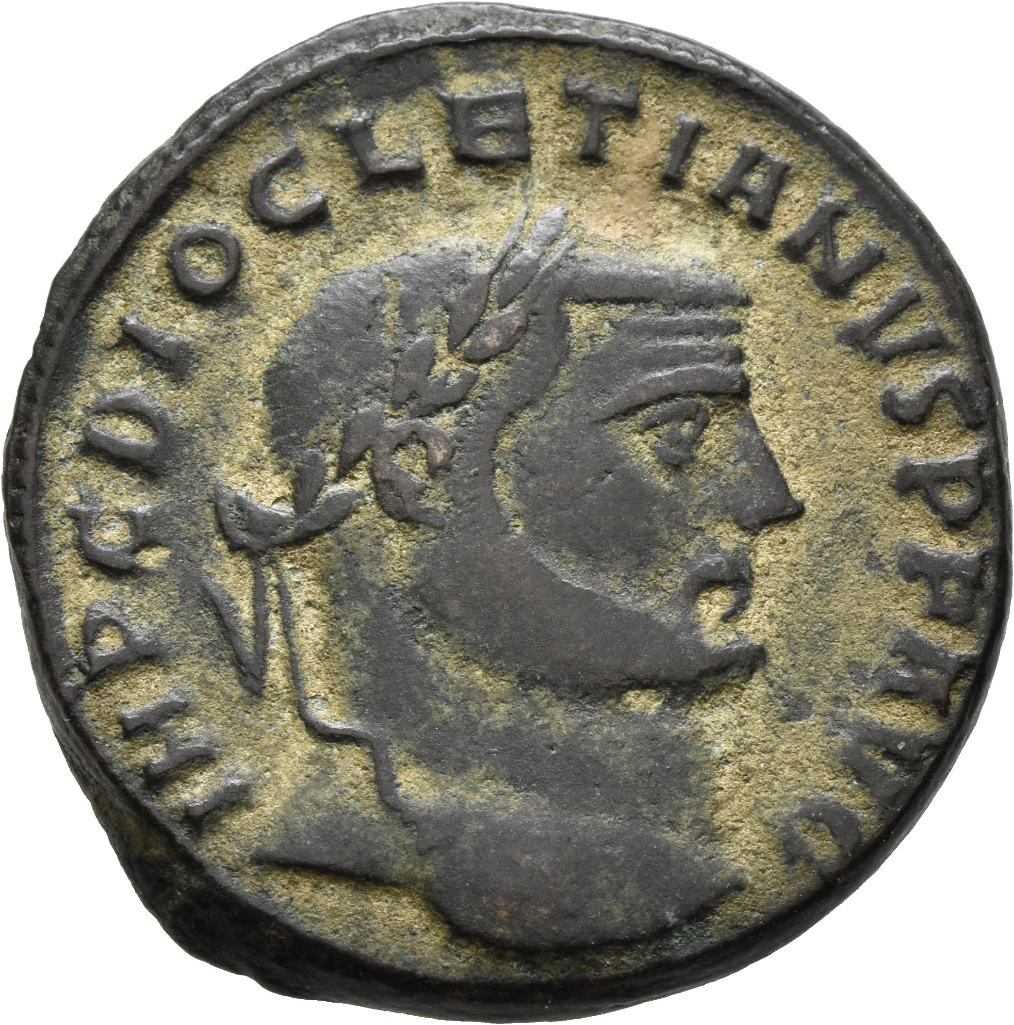 RIC VI Antioch 54a Diocletian obverse, Head of Diocletian, laureate, right