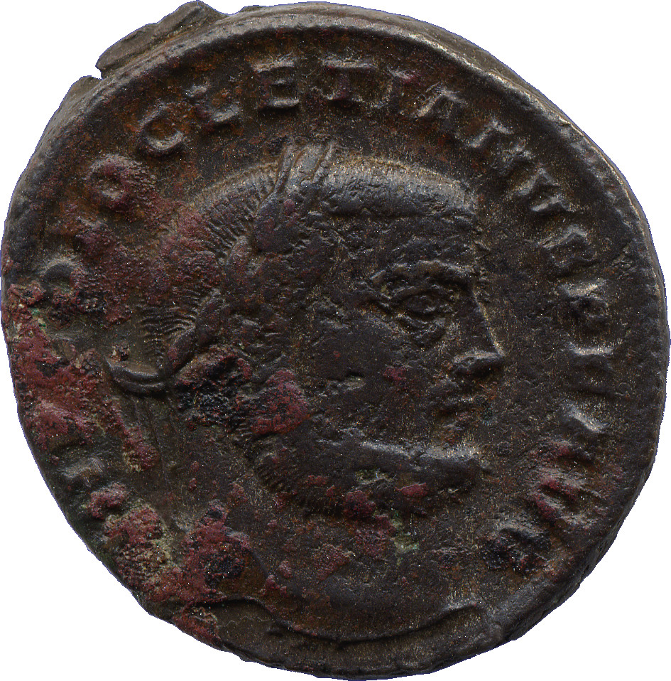 RIC VI Antioch 58a Diocletian obverse, Head of Diocletian, laureate, right