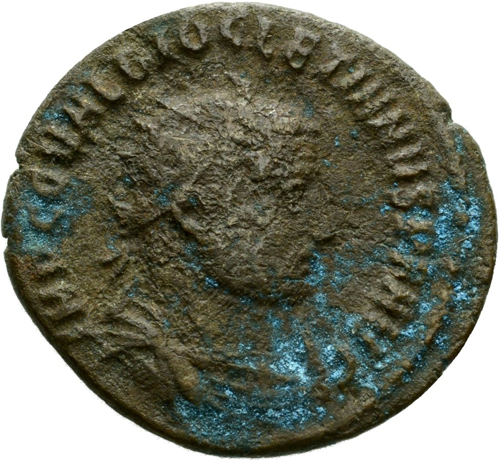 RIC VI Antioch 60a Diocletian obverse, Head of Diocletian, laureate, right