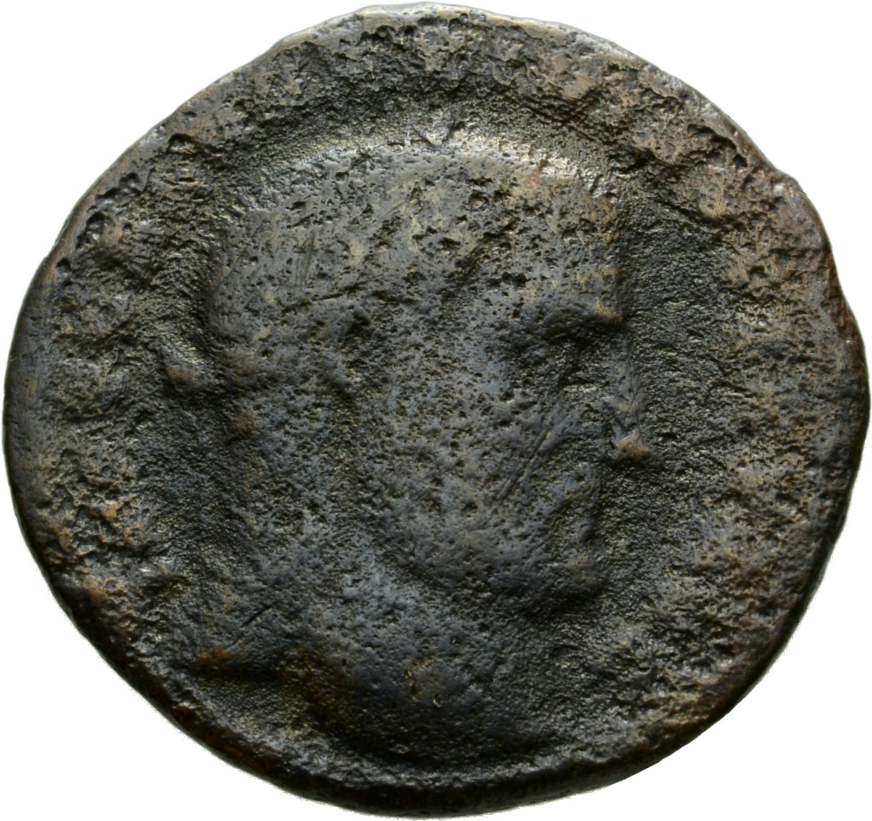 RIC VI Antioch 74b Maximinus Daia obverse, Head of Galerius, laureate, right