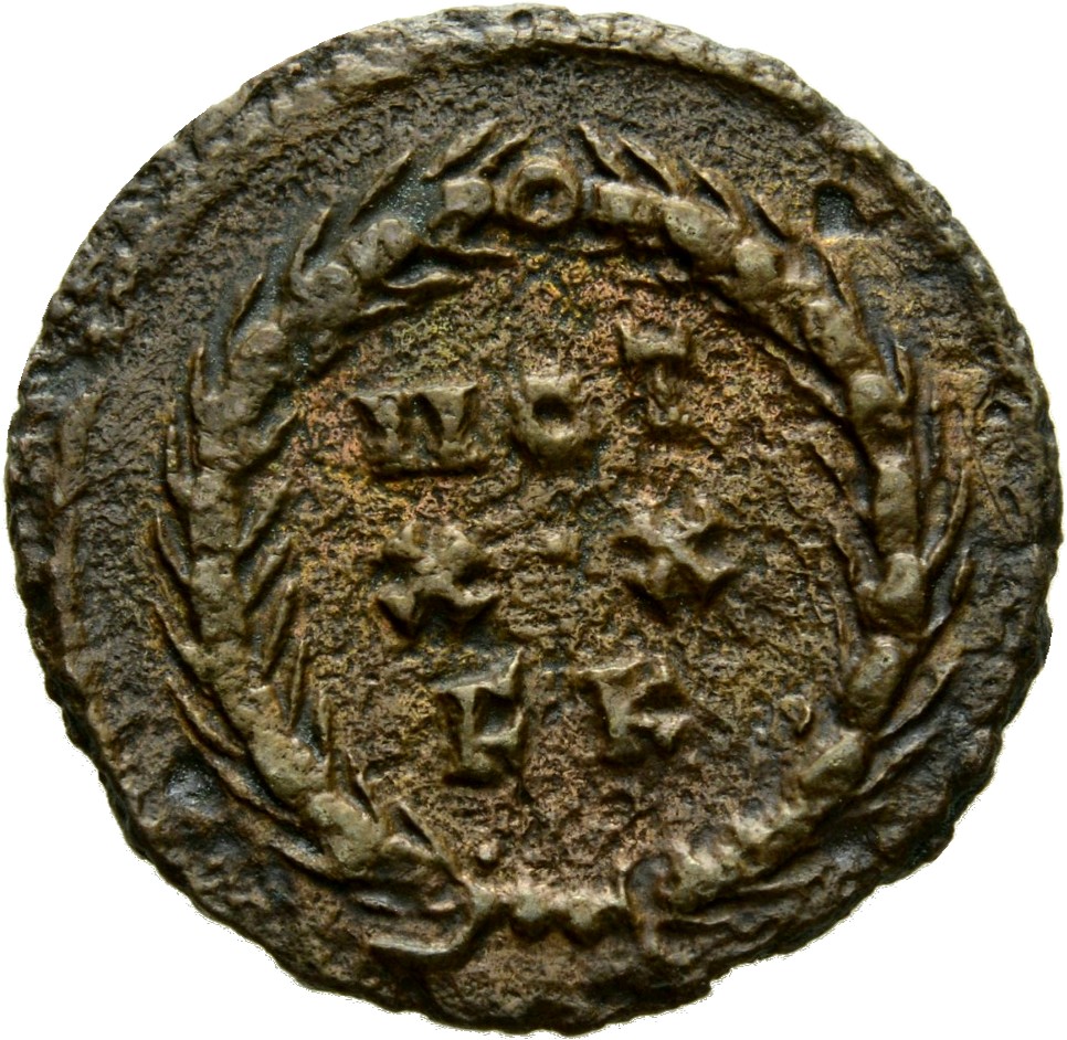 RIC VI Carthage 38 Maximian reverse, VOT XX / FK or VOT X•X / FK within a wreath