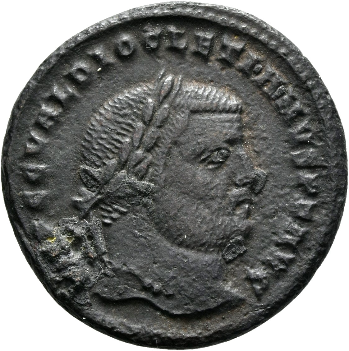 RIC VI Cyzicus 12a Diocletian obverse — Head of Diocletian, laureate, right