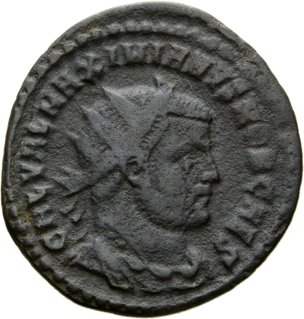 RIC VI Cyzicus 18b Diocletian obverse — Bust of Galerius, radiate, cuirassed, right