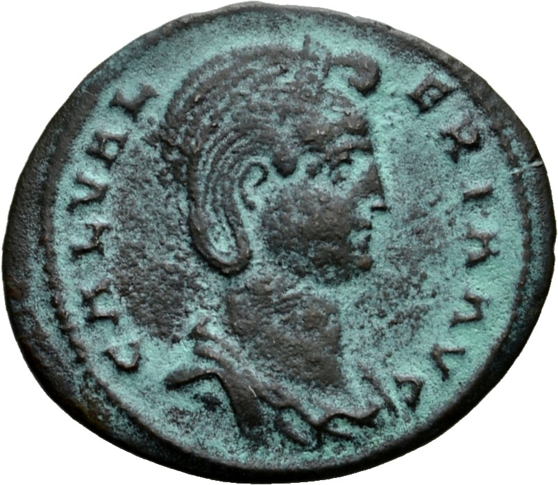 RIC VI Cyzicus 46 Galerius obverse, Bust of Galeria Valeria, radiate, draped, right