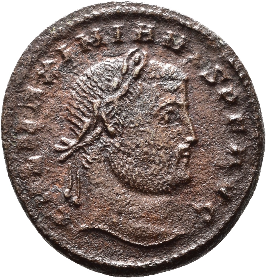 RIC VI Cyzicus 53 Galerius obverse, Head of Galerius, laureate, right
