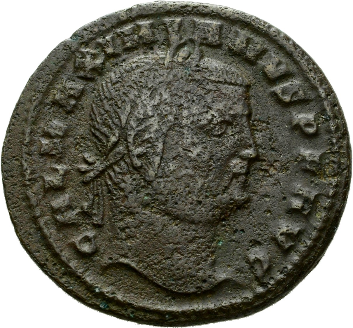 RIC VI Cyzicus 65 Galerius obverse, Head of Galerius, laureate, right