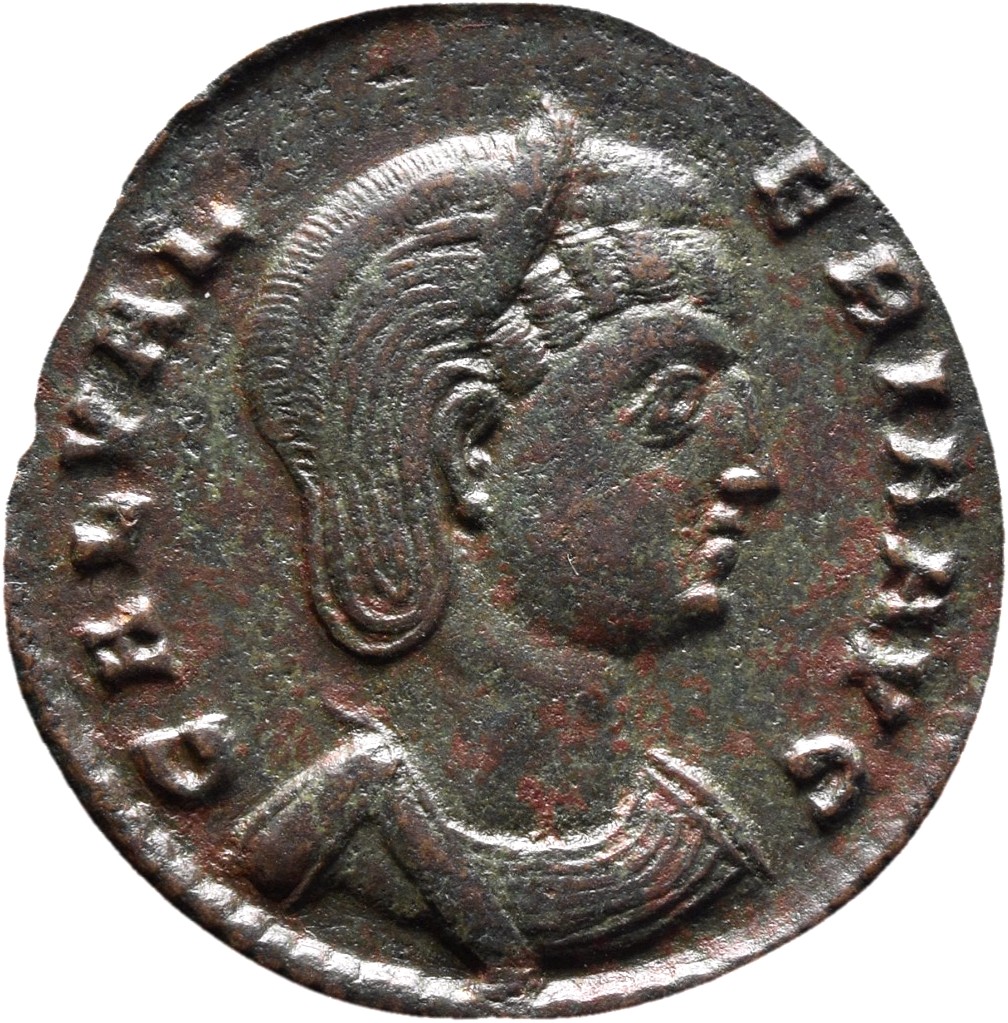 RIC VI Heraclea 50 Galerius obverse, Bust of Galeria Valeria, diademed, draped, right
