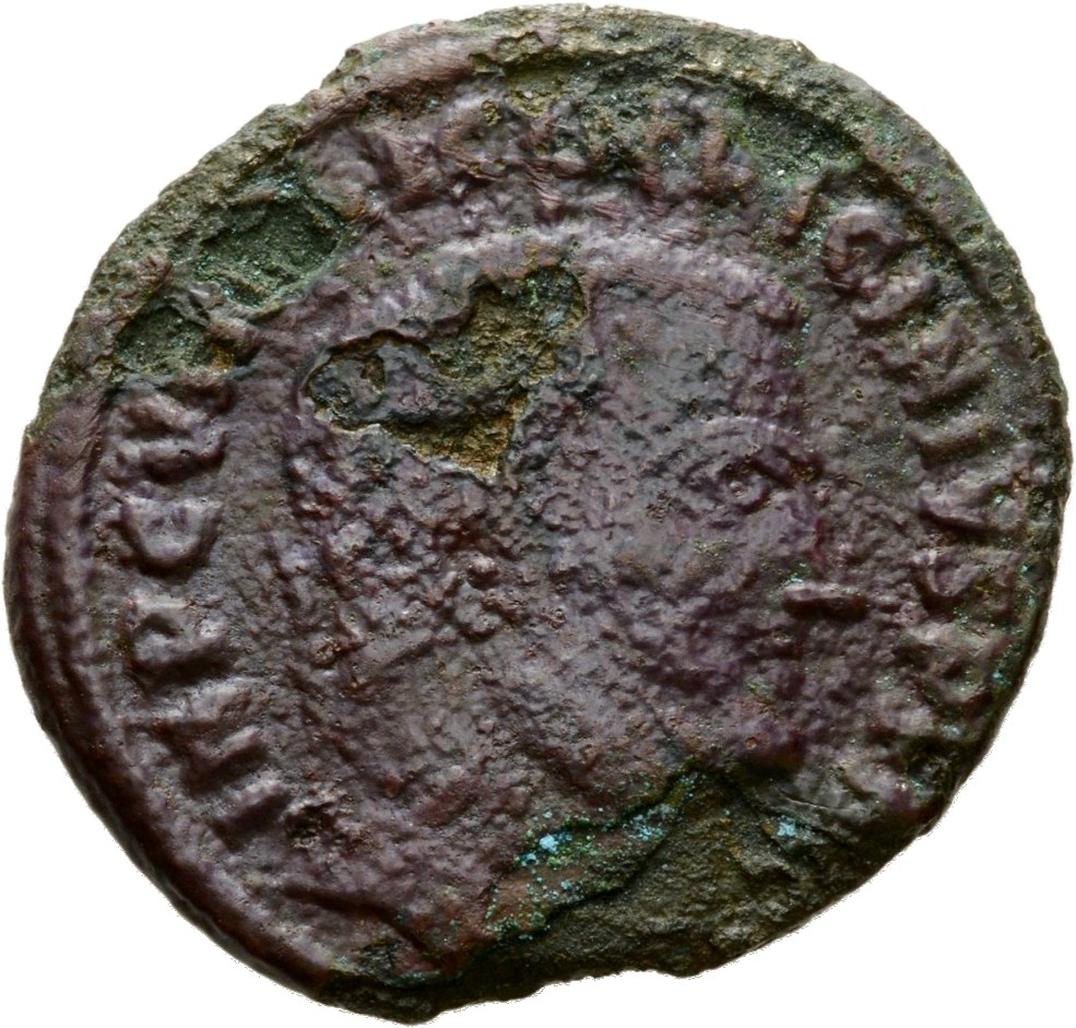 RIC VI Nicomedia 69a Maximinus Daia obverse, Head of Licinius, laureate, right