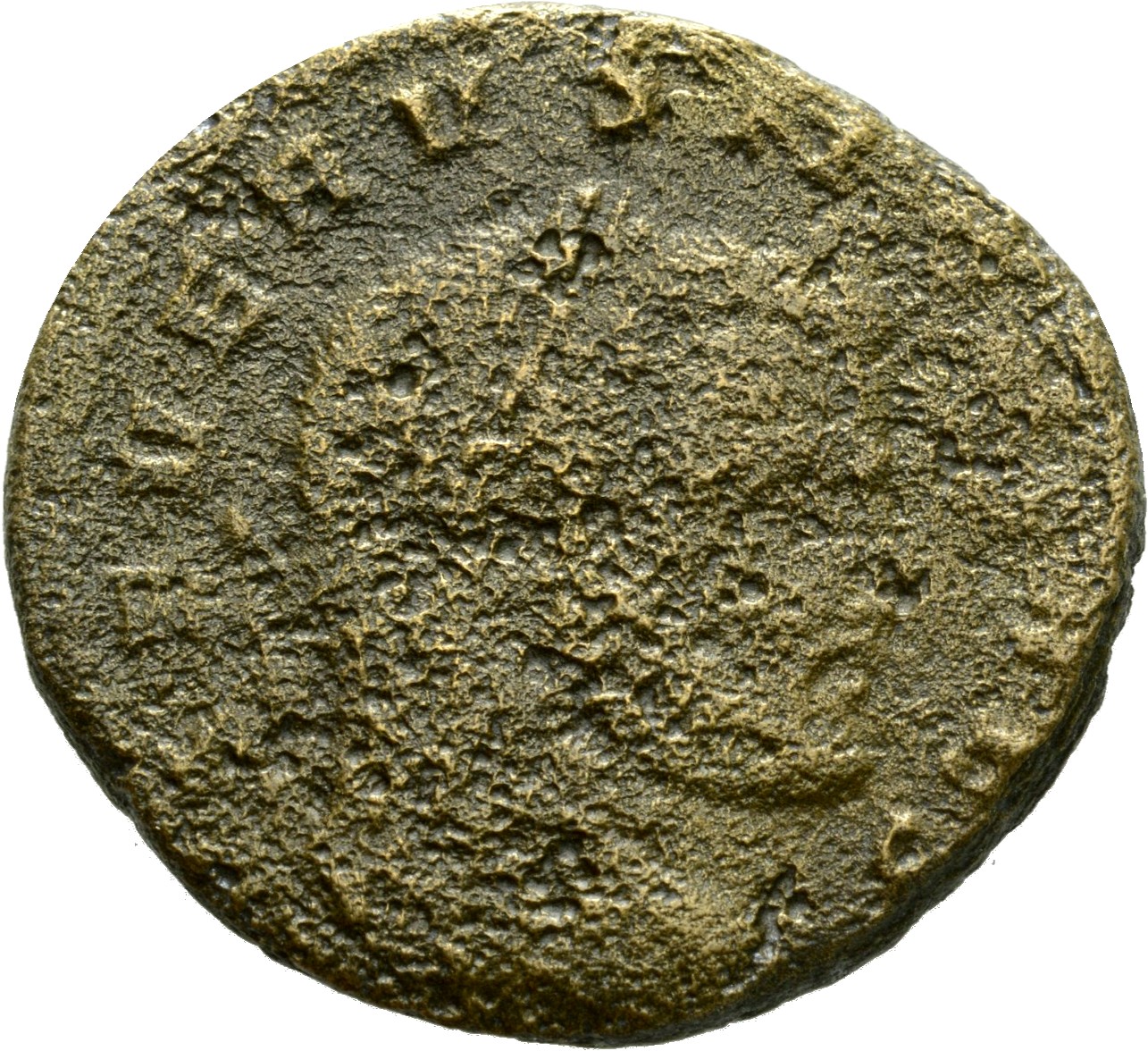 RIC VI Rome 123a Constantius Chlorus obverse, Head of Severus II, laureate, right