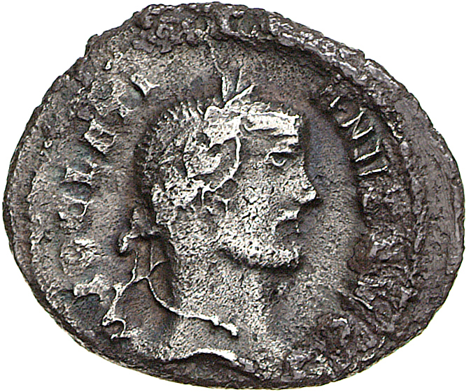 RIC VI Rome 34a Maximian obverse, Head of Diocletian, laureate, right